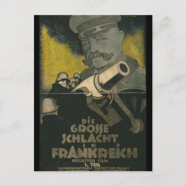 The Great Battle in France Postcard (Front)