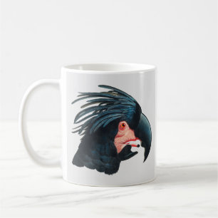 The Great Black Cockatoo by Francois Levaillant. Coffee Mug