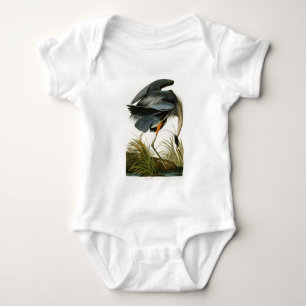 The Great Blue Heron John Audubon Birds of America Baby Bodysuit