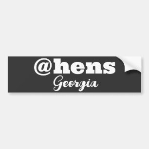 The great city of Athens Georgia Bumper Sticker