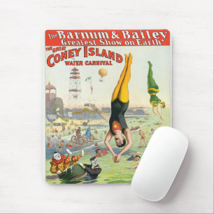 The Great Coney Island Water Carnival Mouse Pad