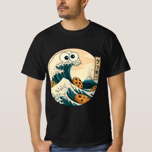 The Great Cookie Wave – Funny Hokusai Parody with T-Shirt