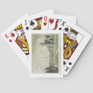 The Great Court Yard, Dublin Castle, 1792 (engravi Playing Cards