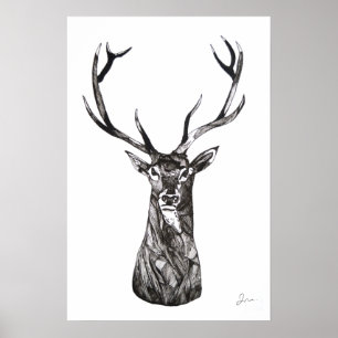 The Great Deer Poster