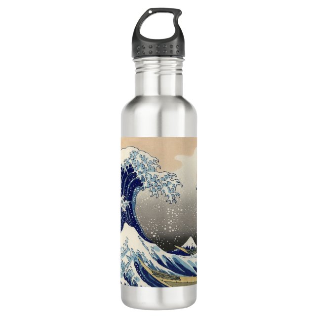The Great Drone Wave Off Kanagawa 710 Ml Water Bottle (Front)