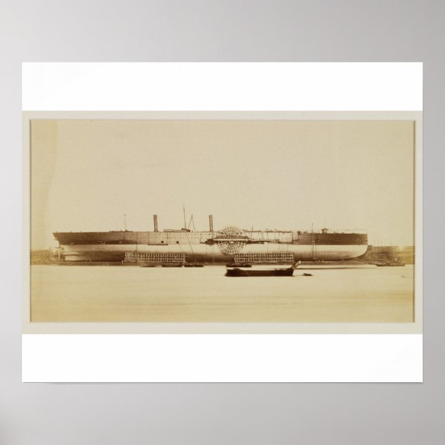 The Great Eastern, November 17th 1857 (albumen pri Poster (Front)