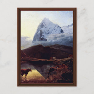The Great Eiger Seen From The Wengernalp By Maximi Postcard