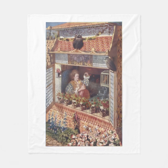 The Great Enchanter Fleece Blanket (Front)