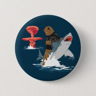 The Great Escape - bear shark cavalry 6 Cm Round Badge