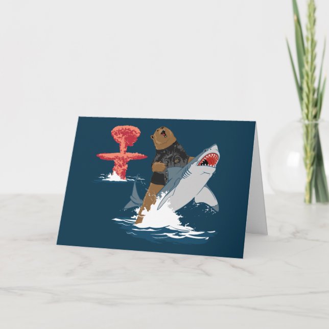 The Great Escape - bear shark cavalry Card (Front)