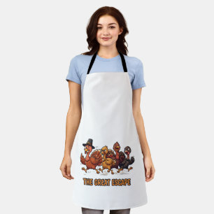 The Great Escape Funny Thanksgiving Turkeys Apron