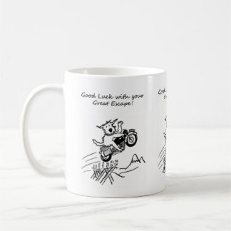 The Great Escape good luck cartoon gift mug