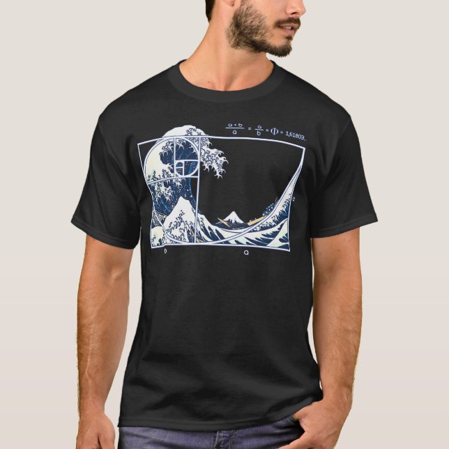 The Great Fibonacci Wave T-Shirt (Front)