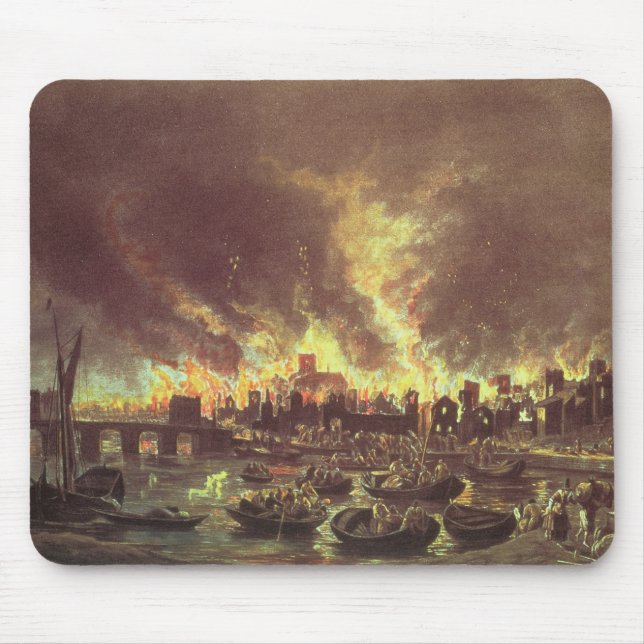 The Great Fire of London, 1666 Mouse Pad (Front)