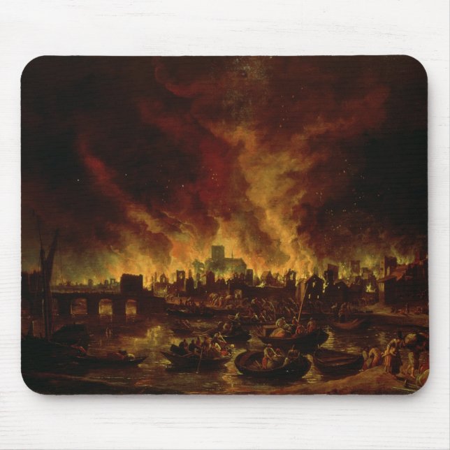 The Great Fire of London in 1666 Mouse Pad (Front)