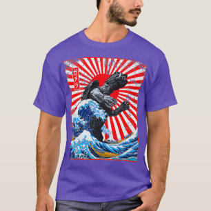 THE GREAT GAMERA WAVE OFF KANAGAWA Premium T-Shirt