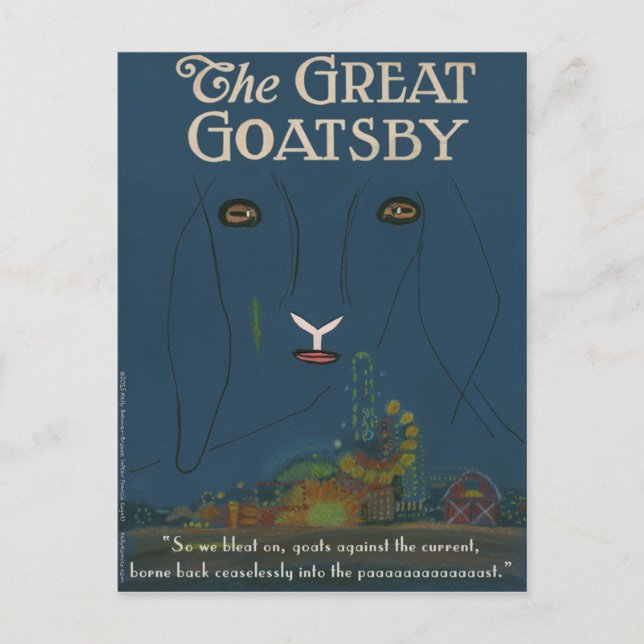 The Great Goatsby postcard (Front)