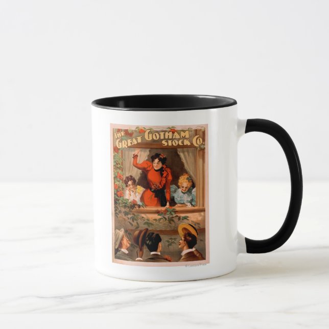 The Great Gotham Stock Co. Theatre Poster Mug (Right)