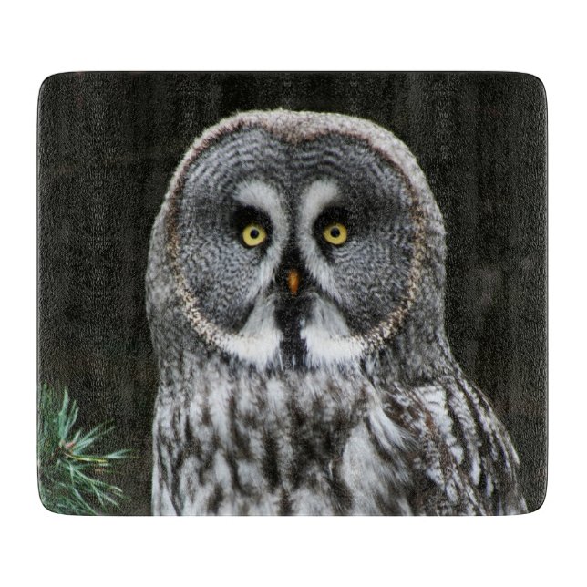 The Great Grey Owl cbcnm Cutting Board (Front)