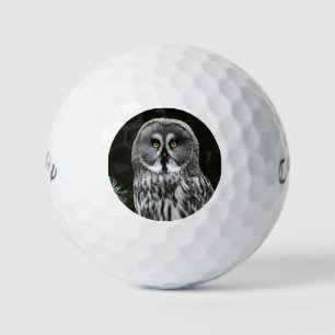 The Great Grey Owl cwb gbcna Golf Balls