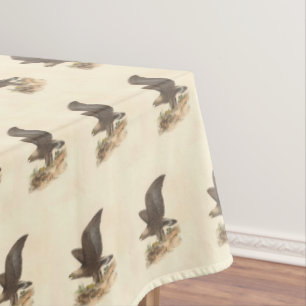 The Great Grey Owl (Strix nebulosa) NY Bird Image Tablecloth