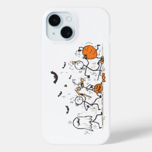 The Great Halloween Candy Fight – Playful Stick iPhone 15 Case