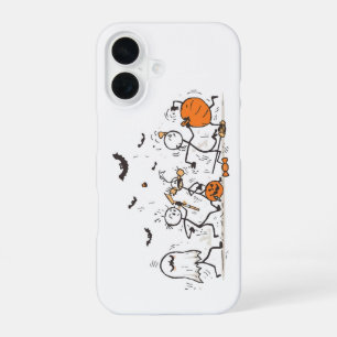 The Great Halloween Candy Fight – Playful Stick iPhone 16 Case