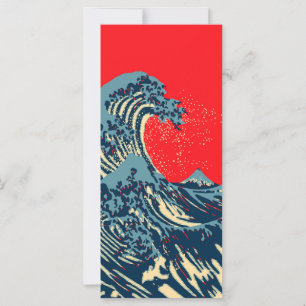The Great Hokusai Wave in Hope Art Style