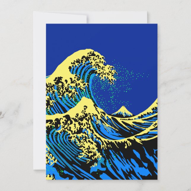 The Great Hokusai Wave in Pop Art Style (Front)