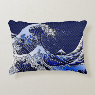The Great Hokusai Wave Modern styles Decorative Cushion