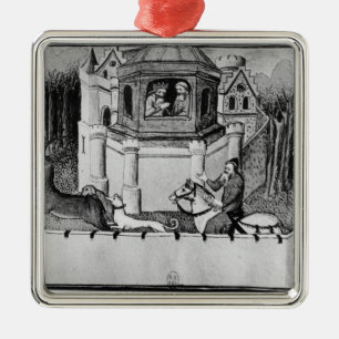 The Great Khan in Peking Metal Tree Decoration