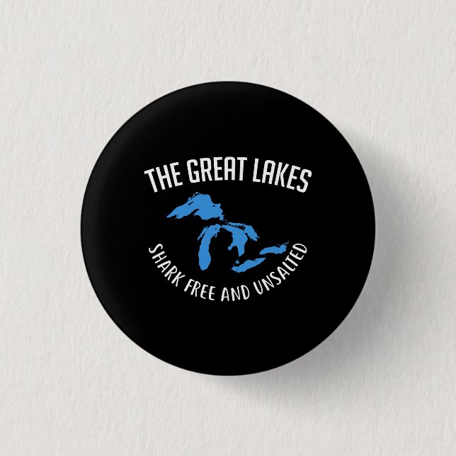The Great Lakes 3 Cm Round Badge (Front)