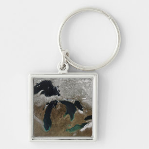 The Great Lakes 3 Key Ring