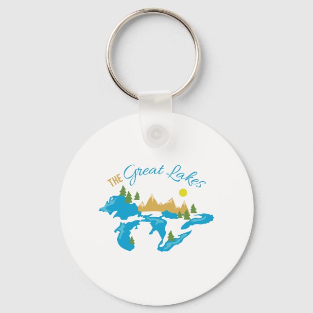 The Great Lakes Key Ring (Front)