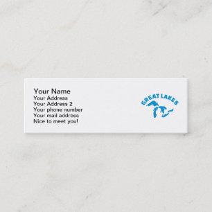 The Great Lakes Mini Business Card