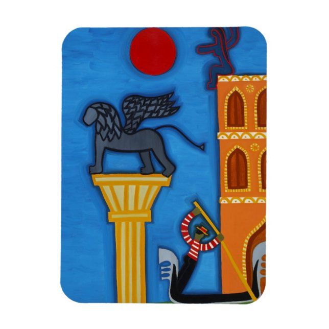 The Great Lion of Venice 2006 Magnet (Vertical)