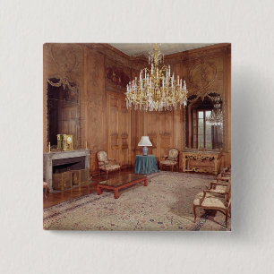 The Great Lounge with woodwork 15 Cm Square Badge
