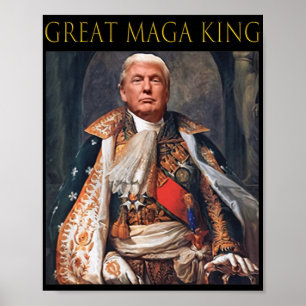 The Great Maga King Fun Trump Ultra Maga King  Poster