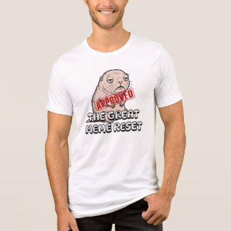 The Great Meme Reset Bored Naked Mole Rat Tri-Blend Shirt