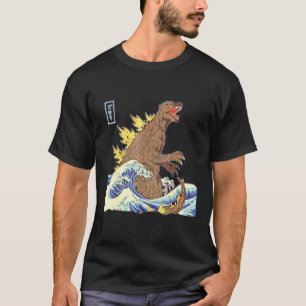 THE GREAT MONSTER OFF KANAGAWA #TeamGodzilla Yello T-Shirt