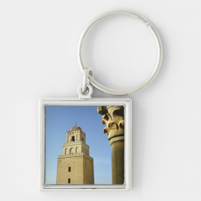 The Great Mosque, Aghlabid, 836-875 AD Key Ring (Front)