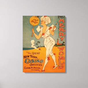 The Great New York Casino Success Theatre Canvas Print