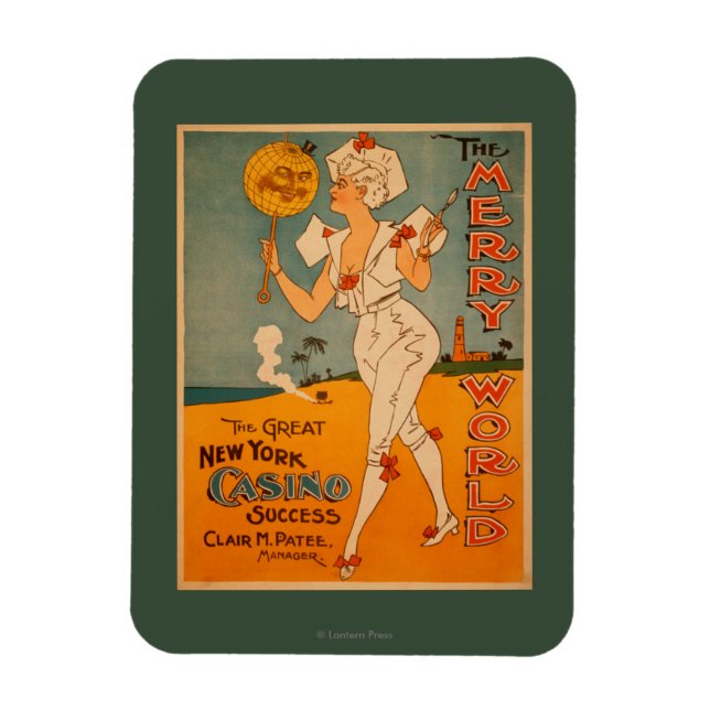 The Great New York Casino Success Theatre Magnet (Vertical)
