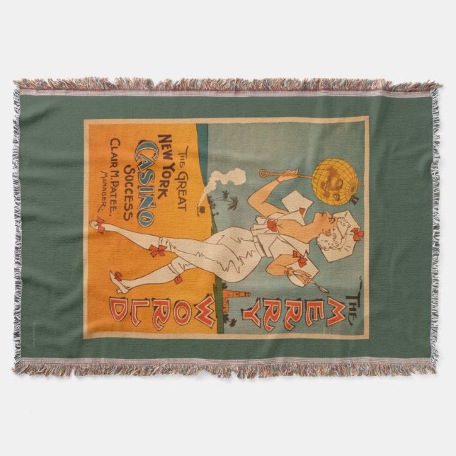 The Great New York Casino Success Theatre Throw Blanket (Front)