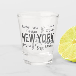 The Great New York City (typography) Shot Glass