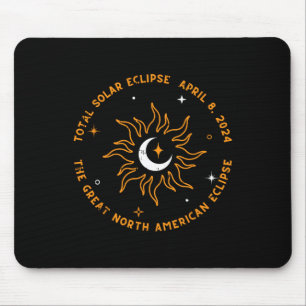 The Great North American Total Solar Eclipse April Mouse Pad