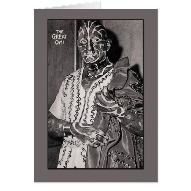 The Great Omi Circus Performer Cards (Front)