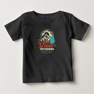 The Great Outdoors: Explore the Mountain design Baby T-Shirt