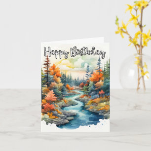 The Great Outdoors - Happy Birthday Card