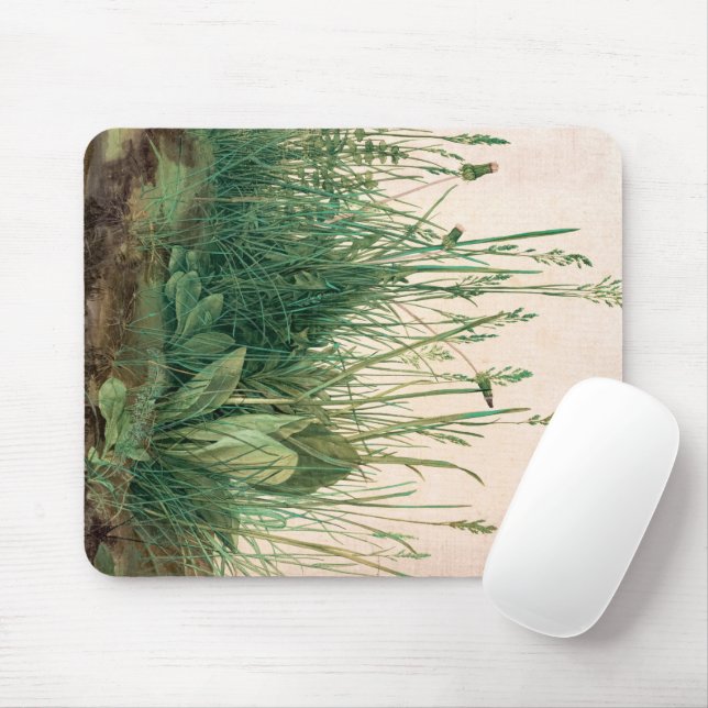 The Great Piece of Turf, 1503 by Albrecht Durer Mouse Pad (With Mouse)